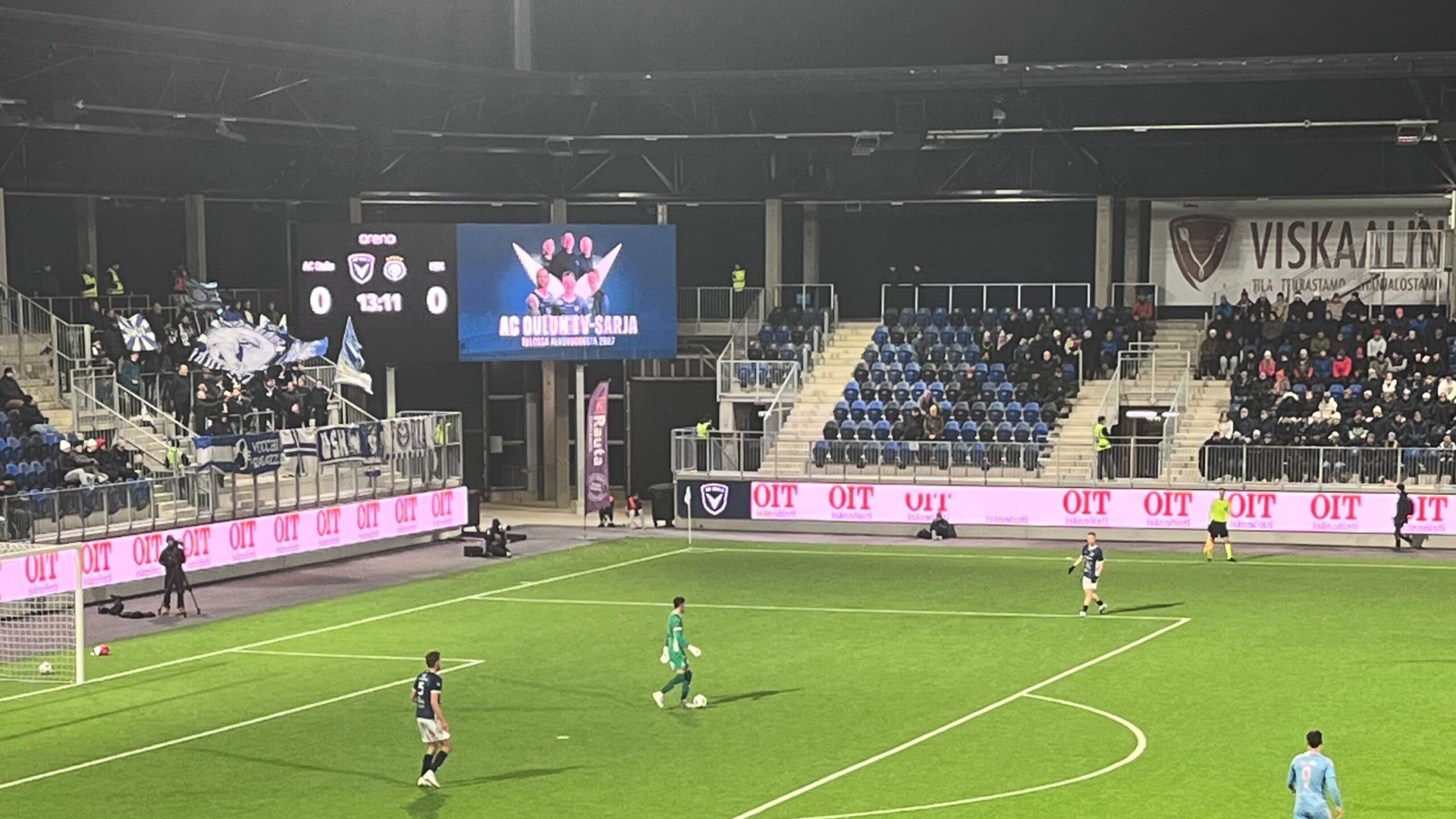 AC Oulu OTC Stadion LED-mainospinnat