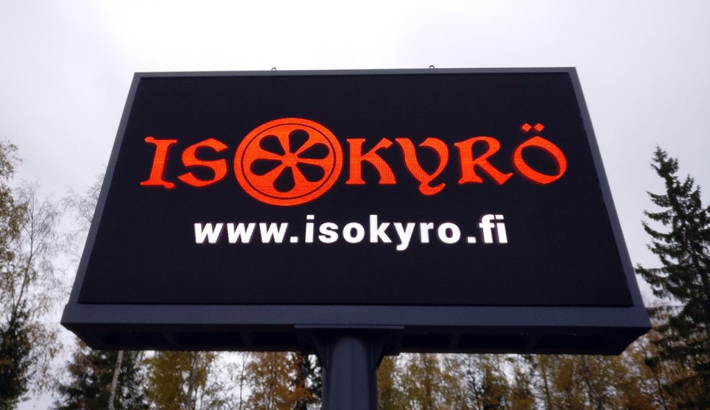 Tienvarsinäyttö LED-screen isokyrö