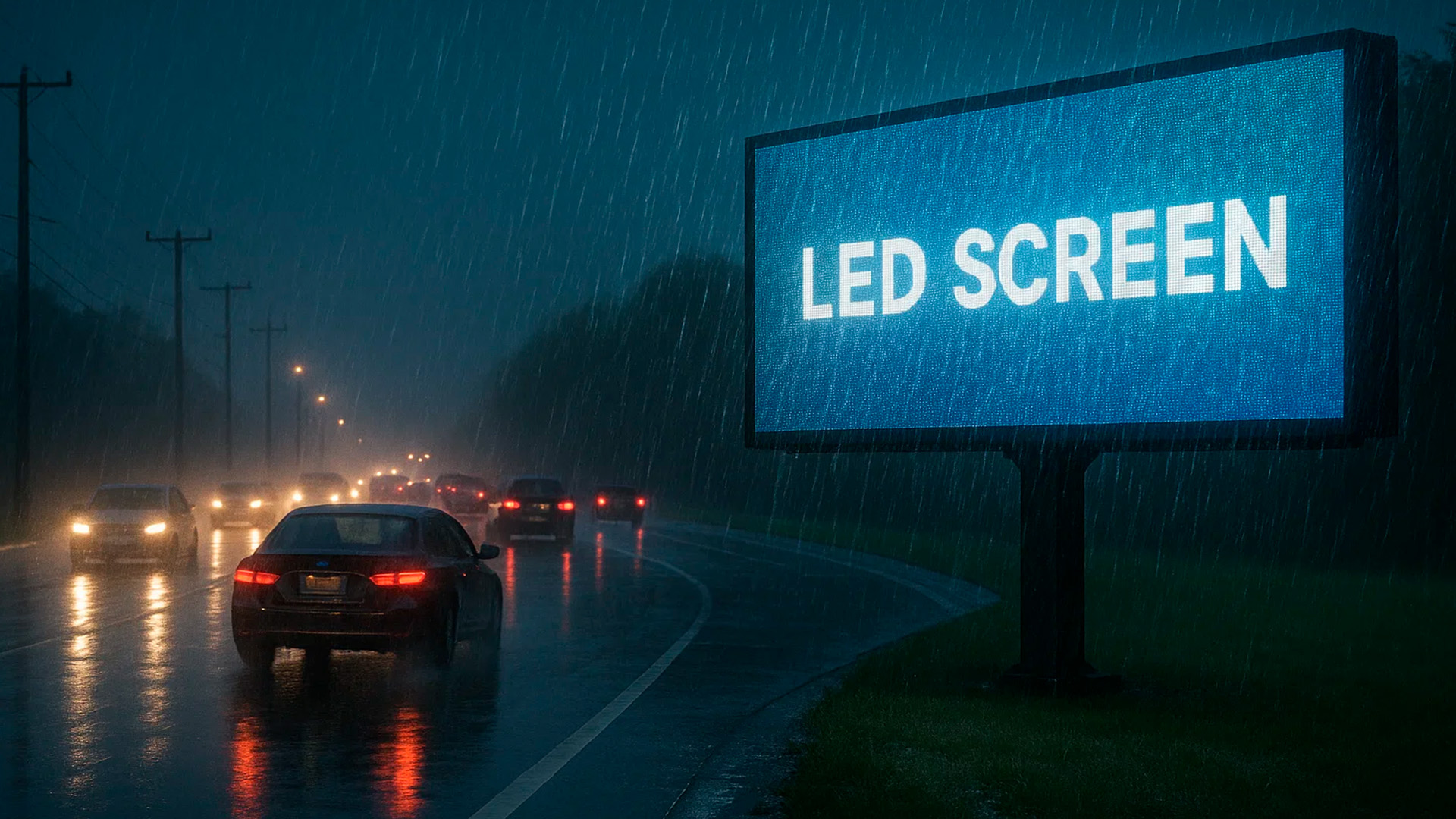 LED-valomainostaulu säänkestävyys