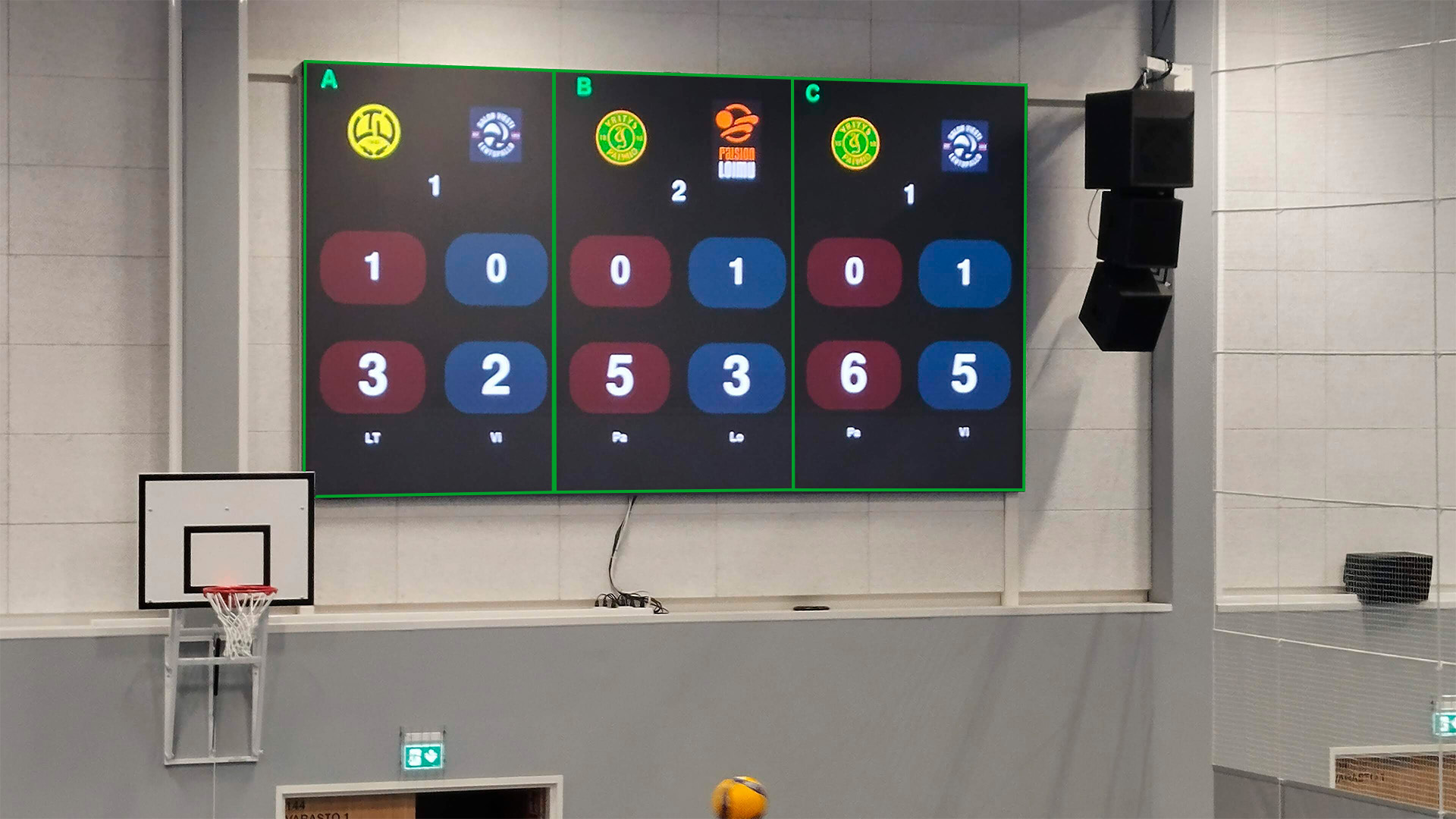 Paimio Lentopallo tulostaulu