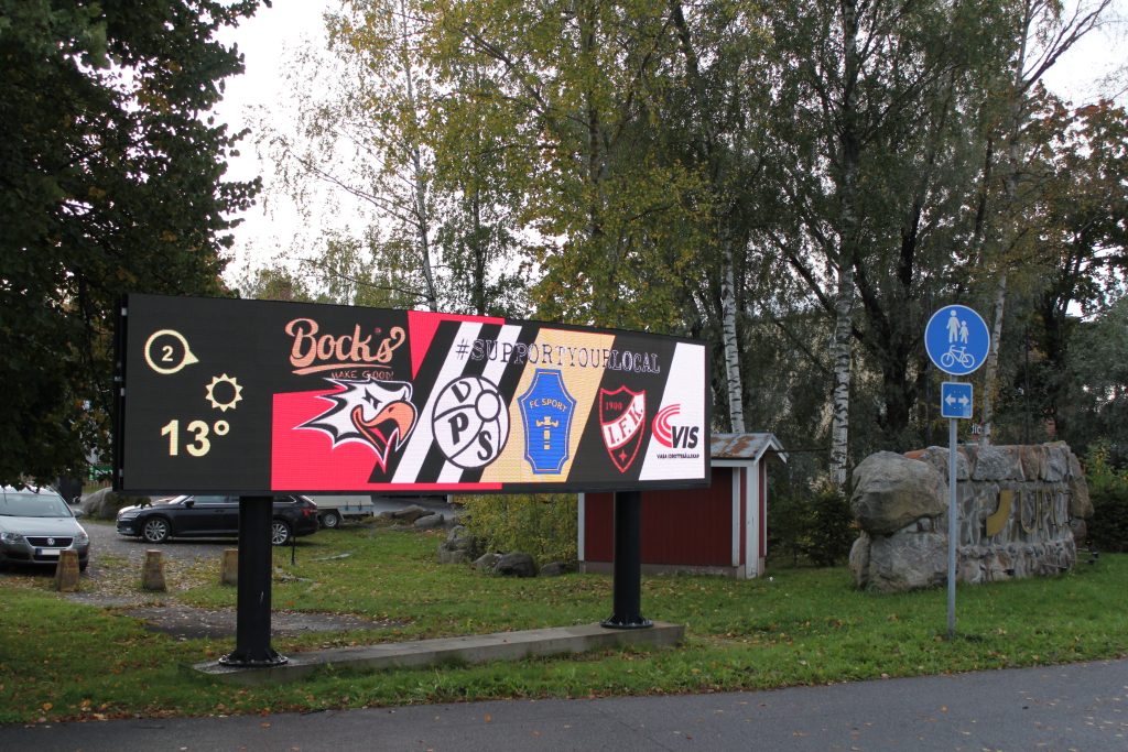 Bock's corner brewery - Led-näyttö